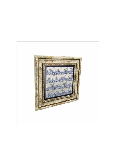 Hollanda Deseni Baskılı Taş Tablo 25x25 614