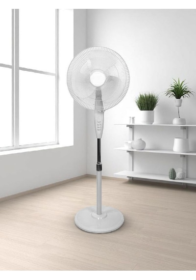 Girist Gr30 Merkür 3 Kademeli Ayaklı Vantilatör 40 Cm Beyaz