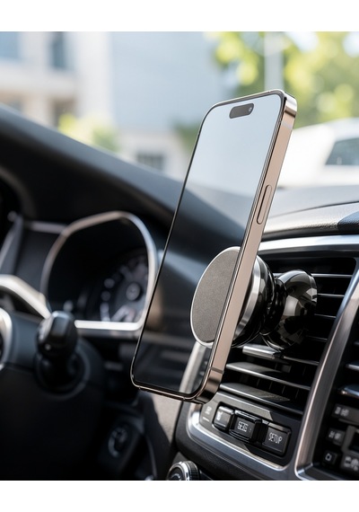 Mıknatıslı Araç İçi Telefon Tutucu Havalandırma Izgarasına Uygun Çok Renkli