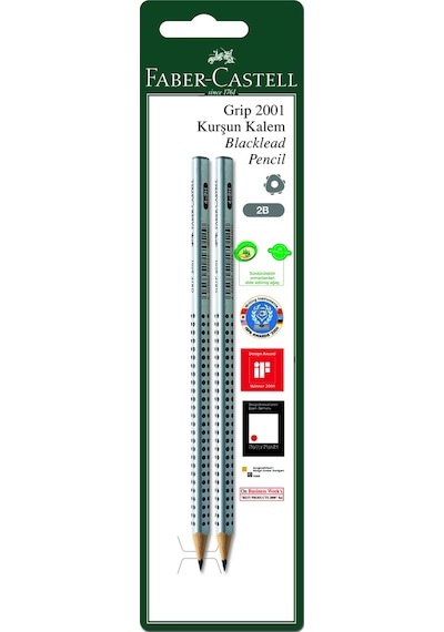 Faber-Castell Blisterli GRIP 2001 Üçgen Kurşun Kalem