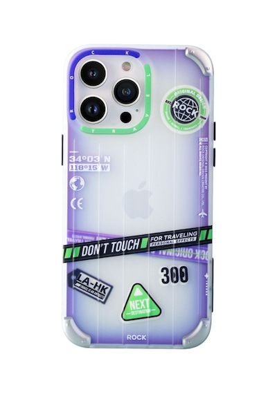 Rock Apple Uyumlu iPhone 14 Plus Kılıf Travel Serisi - Mor Mor