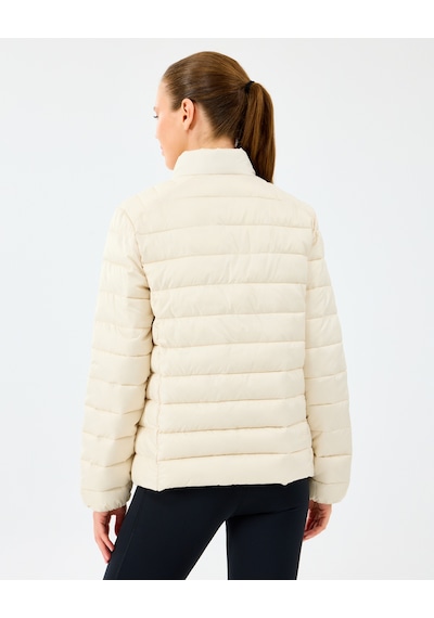 Skechers W Padded Jacket Kadın Ecru Mont S242063-1983 Ekru