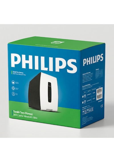 Philips AUT3200/10 Dijital Ekranlı Pompalı Su Arıtma Cihazı (100 GPD)