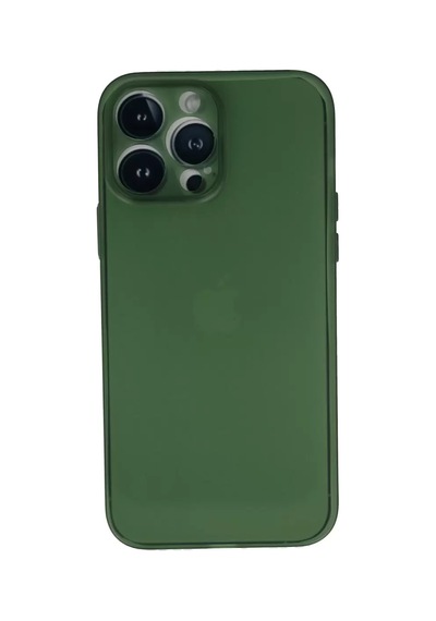 Newface Apple İphone 13 Pro Kılıf Pp Ultra İnce Kapak - Yeşil