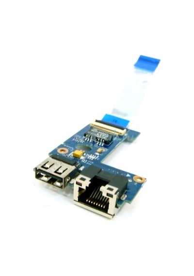 Lenovo Uyumlu B570E 20173 Notebook Usb Ethernet Lan Port Board N11.135627