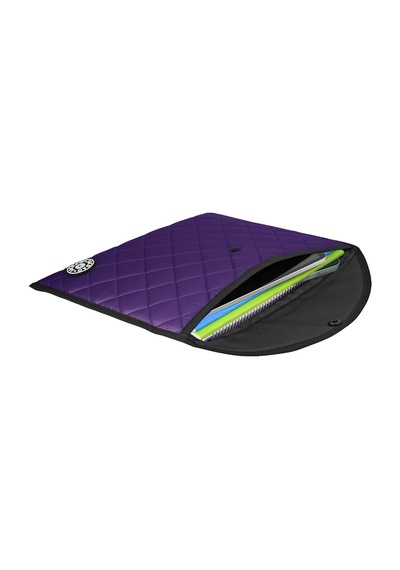 Jacbag Snap Folder Soft A4-kapitone Çıtçıtlı Dosya A4-mor