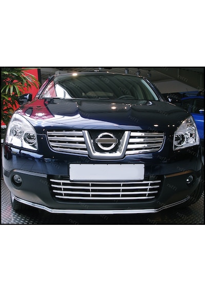 Nissan Qashqai J10 Krom Ön Panjur 8 Prç. 2007-2010 P.Çelik