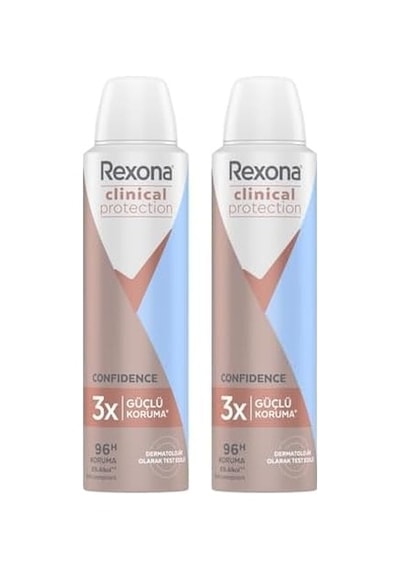 Rexona Clinical Protection Kadın Sprey Deodorant Confidence 150 Ml 2li Paket