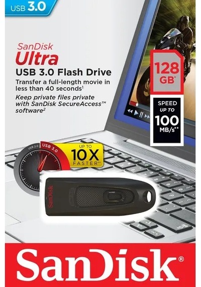 Sandısk Ultra Usb 3.0 128gb 619659113568