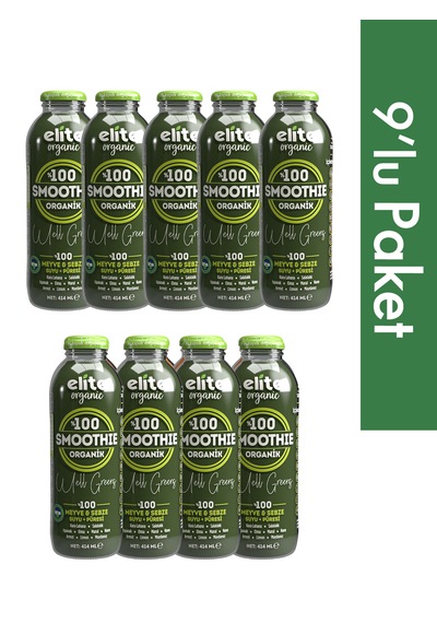 9'lu Organik Smoothie Well Greens 414 Ml