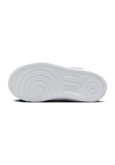 Nike Force 1 Low Easyon Af1 Leather Unisex Sneaker White Unisex Lastik Bağcıklı Hakiki Deri Günlük Çocuk Spor Ayakkabı Beyaz Beyaz