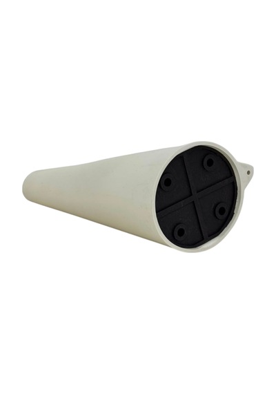 Cateksss 15 Cm Açılı Konik Ayak Beyaz - 6 Lı Paket