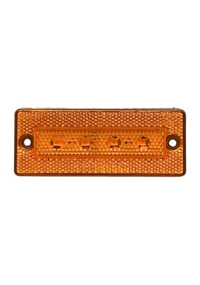 24v Yan Sinyal Lambası Dorse Side Marker Sarı 4 Ledli 100 40 Mm E37