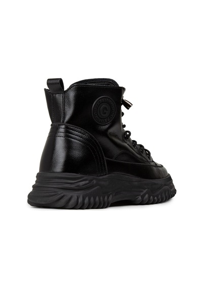 Deery Kadın Siyah Hakiki Deri Sneaker Bot - 25310zsyhc01 Siyah