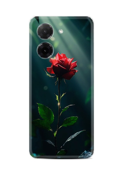 Xiaomi Redmi A5 Kılıf Limited Resimli Kırmızı Gül 227