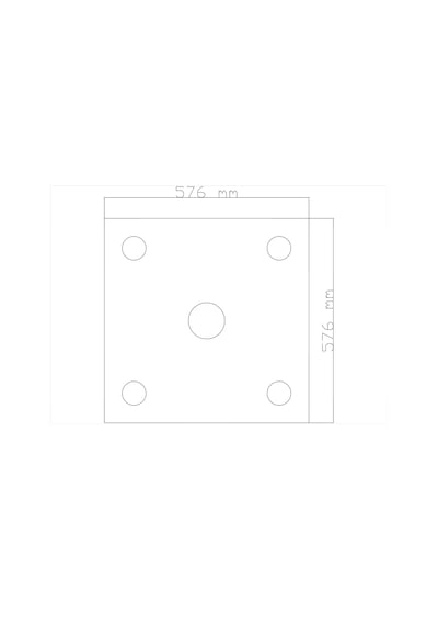 Motifpiyer spotlu gizli ışıklı tavan göbeği sgt-45-5 60X60X4.5cm