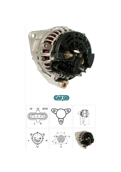 Mercedes Axor Atego Trucks Alternator 24v 100 Amper