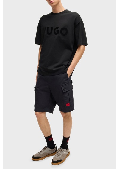 Hugo Erkek T Shirt 50525765 001 Siyah Siyah