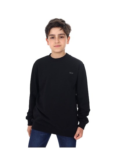 Toontoy Kids Toontoy Erkek Çocuk Armalı Sweatshırt Siyah