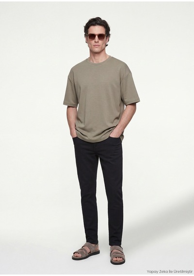Ramsey Haki Düz Sweatshirt Haki