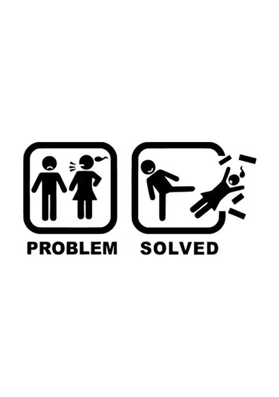 Problem Solved Oto Özel Yeni Sticker Siyah 30 X 15 Cm