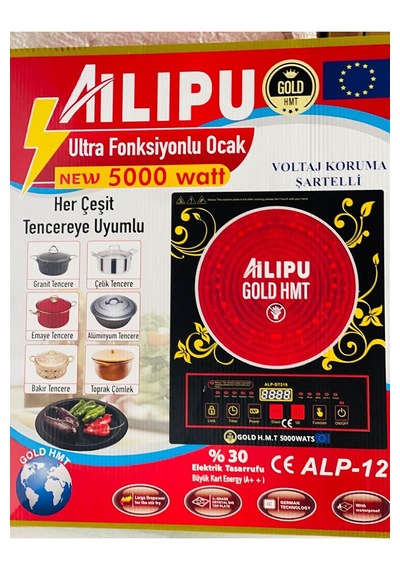 Ailipu Lazer Ocak 5000 Watt Siyah