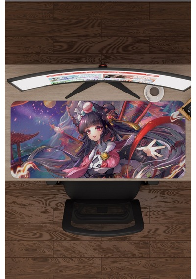 Yun Jin Genshin Impact Anime Oyuncu V3 - 90x40 Xxl Gaming Mouse Pad Fare Altlığı