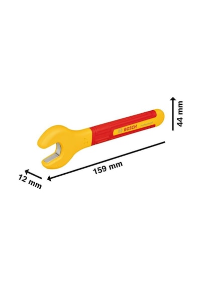 Bosch Profesyonel İzoleli Açık Ağız Anahtar 17 MM - 1600A02NF2