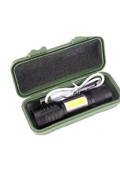 Go İthalat Wison Ws-5454 Led Şarjlı Mini El Feneri Antrasit