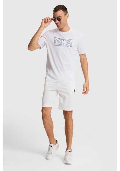 U.S. Polo Assn. U.s. Polo Assn. Erkek T-shirt Pu-9667 Beyaz