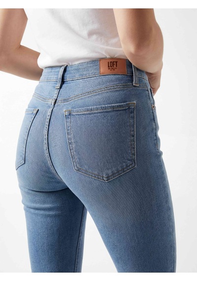LOFT Natalie Slim Fit Kadın Pantolon Denim