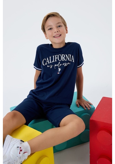 U.s. Polo Assn. Erkek Çocuk Lacivert Bermuda Takım 5274-49801 Lacivert