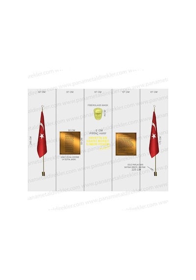 Atatürk Köşesi Seti Poz Model 10