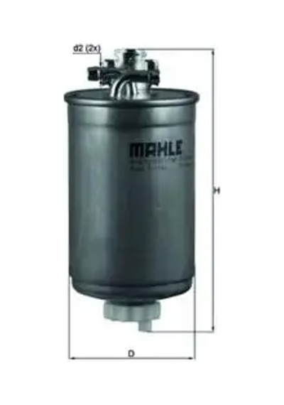 Vw Transporter T4 Yakit Filtresi 2.4d 1997-2002 Aja Mahle Kl180