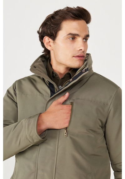 Wrangler Regular Fit Normal Kesim Kapüşonlu Yeşil Parka W40BWWX45 Yeşil Wrangler Regular Fit Normal Kesim Kapüşonlu Yeşil Parka W40BWWX45 Yeşil