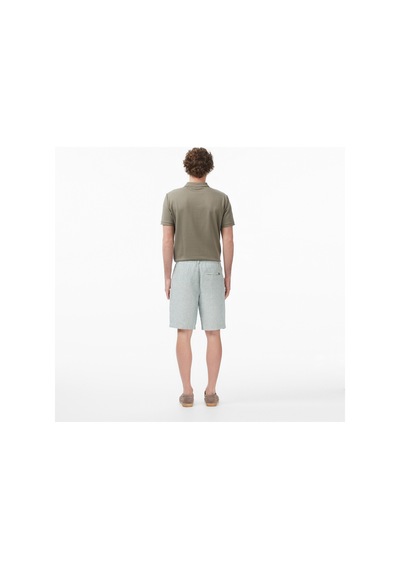Nautica Erkek Yeşil Regular Fit Keten Şortdüzb65233t