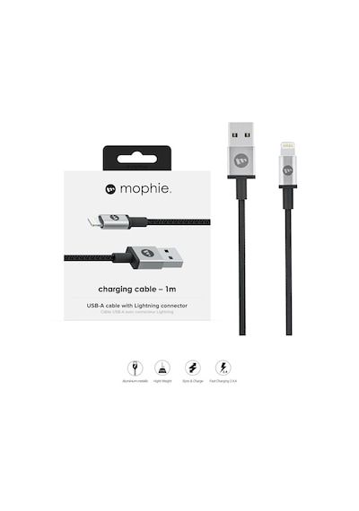 Mophie Usb A - Usb C Şarj Kablosu 1 M 1 Metre Siyah