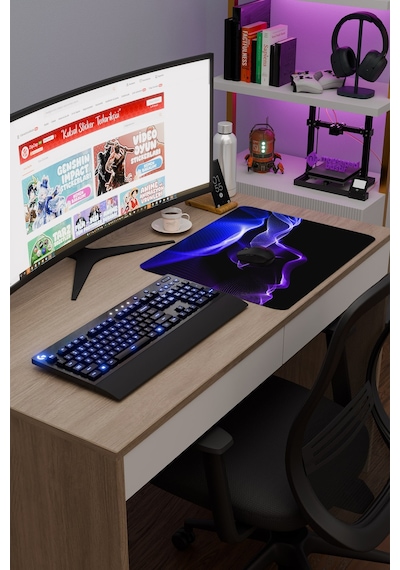 Noktalar Kaymaz Dikişli Kauçuk Oyuncu Mousepad V2 - 48x40 Xl Gaming Mouse Pad Fare Altlığı