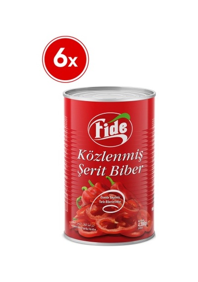 Fide Közlenmiş Şerit Biber 6 x 4200 G