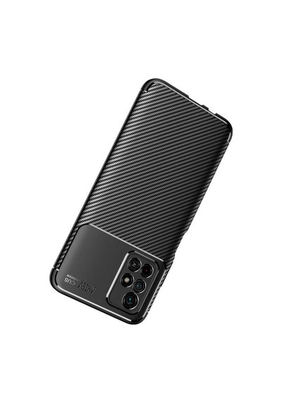 Xiaomi Poco M4 Pro 5g Kılıf Karbon Görünümlü Silikon Kamera Korumalı Üstün Koruma Pazarplus Lacivert