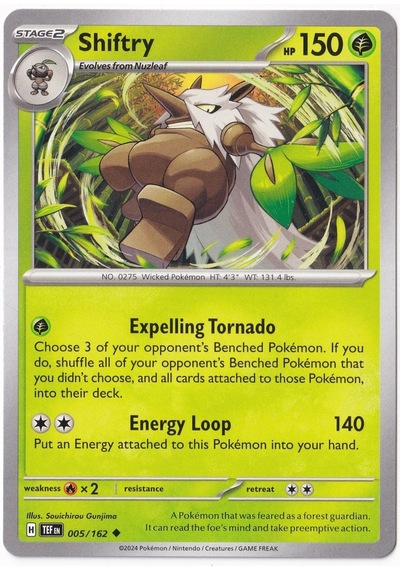 Shiftry 005/162 - Temporal Forces - Pokemon Kartı Mint