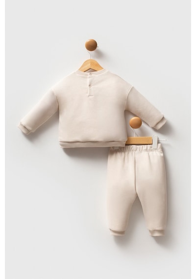 U.S. Polo Assn. Kız Bebek Krem Takım Krem