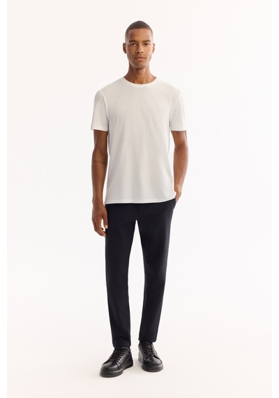 Avva Erkek Siyah Yanı Lastikli Hızlı Kuruyan Kırışmaz Slim Fit Pantolon A52y3077 Avva Erkek Siyah Yanı Lastikli Hızlı Kuruyan Kırışmaz Slim Fit Pantolon A52y3077