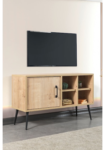3108 Şile Metal Ayaklı Metal Kulplu 100 Cm Tv Ünitesi - Safir Safir 3108 Şile Metal Ayaklı Metal Kulplu 100 Cm Tv Ünitesi - Safir Safir