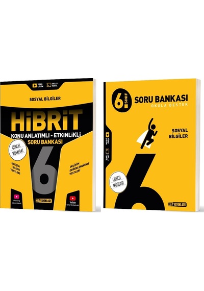 Hız 2026 6. Sınıf Sosyal Bilgiler Soru + Hibrit - Konu Seti 2 Kitap