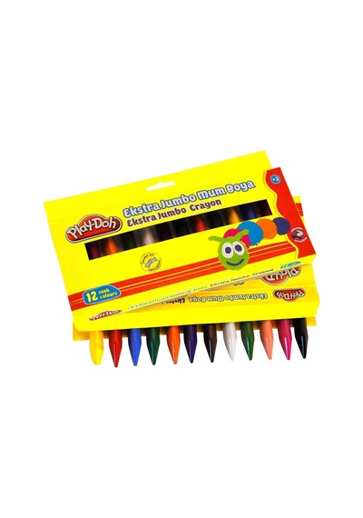 Mey İthalat 12 Renk Extra Jumbo Crayon Diğer