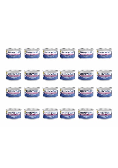 Gimcat Shinycat Ton Balıklı Kısırlaştırılmış Konserve Kedi Maması 24 x 70 G