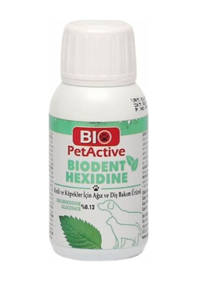 Bio Petactive Biodent Hexidine Ağız ve Diş Bakım Solüsyonu 50 ML