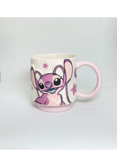 Stitch Tasarımlı 2'li Kupa - Mug Çok Renkli