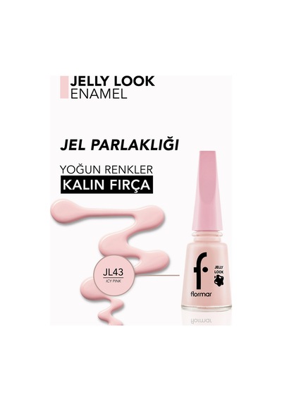 Flormar Jelly Look Icy Pink 43 Oje
